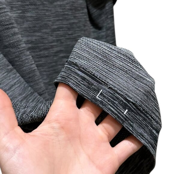 Lululemon Mens Metal Vent Tech Short Sleeve Heathered Gray - Picture 6 of 6